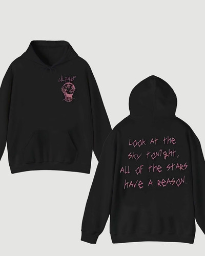 Lil peep star shopping black - peep,