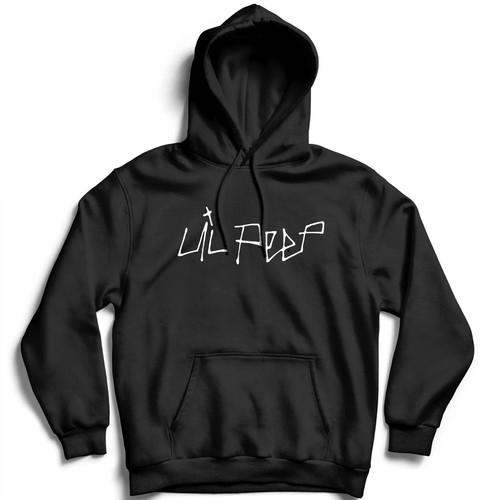 Felpa nera con cappuccio - , lil