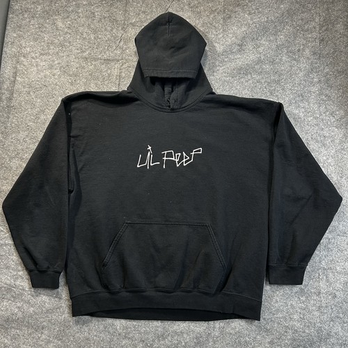 Felpa nera con cappuccio - , lil