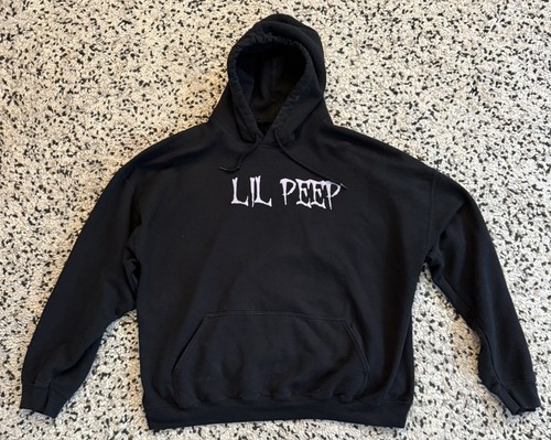 Felpa con cappuccio lil peep - cappuccio,