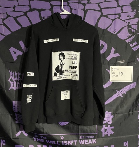 Felpa con cappuccio lil peep - lil,