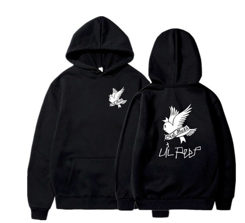 Felpa con cappuccio lil peep - con,