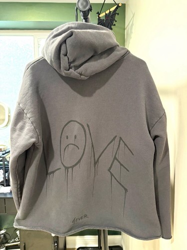 Felpa con cappuccio lil peep - peep, x