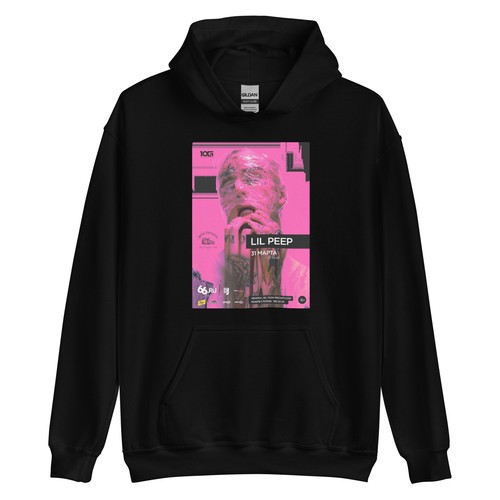 Felpa con cappuccio unisex lil - cappuccio,